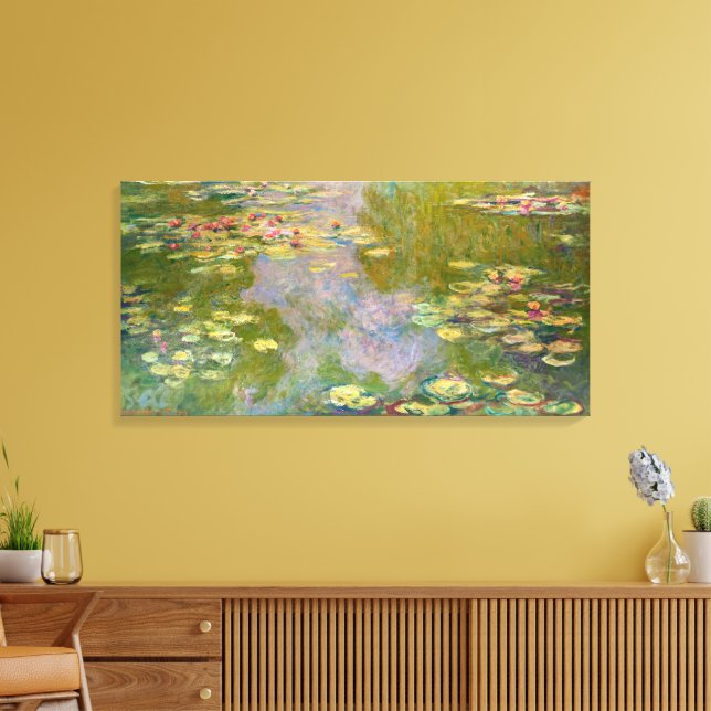 Impressão Em Tela Nenúfares | Claude Monet | (Insitu(Sala de estar))