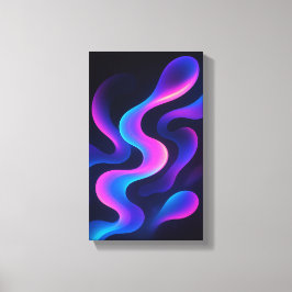 Impressão Em Tela Neon Dreams Abstract Wall Art | Modern Colorful