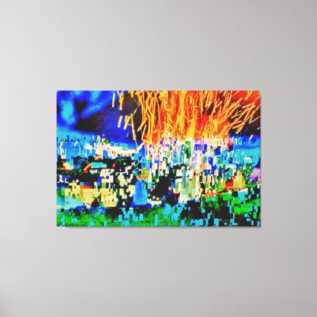 Impressão Em Tela Nero Fiddled..por Maxwell Kerr (Frente)