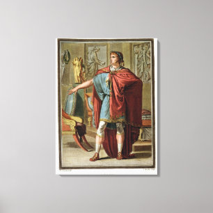 Impressão Em Tela Nero, traje para 'Britannicus