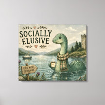 Nessie Esquiva Socialmente Críptido Aconchegante L