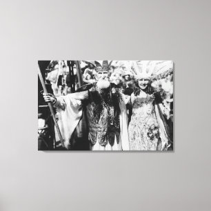 Impressão Em Tela Netuno e senhorita América na fotografia do