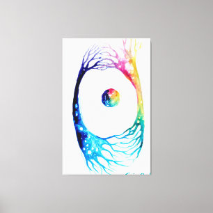 Impressão Em Tela Neurônios conectados