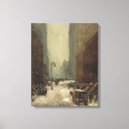 Impressão Em Tela Neve em Nova Iorque (inverno em NYC)