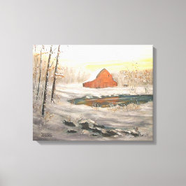 IMPRESSÃO EM TELA "NEVE LAGO LIVRE"