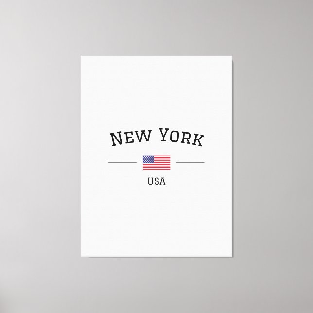 Impressão Em Tela New York (Frente)