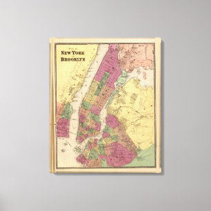Impressão Em Tela New York, Brooklyn
