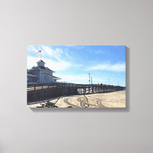 Impressão Em Tela Newport Pier, Newport Beach, Califórnia