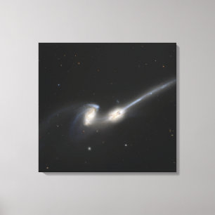Impressão Em Tela NGC 4676, igualmente conhecido como as galáxias