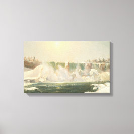 Impressão Em Tela Niágara Cai no inverno (gelo na água)