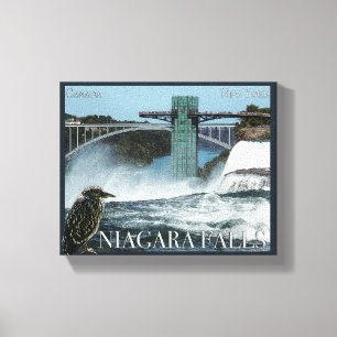 Impressão Em Tela Niagara Falls Poster