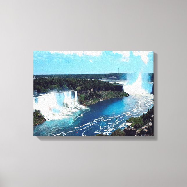 Impressão Em Tela NIAGARA FALLS - vista (Frente)