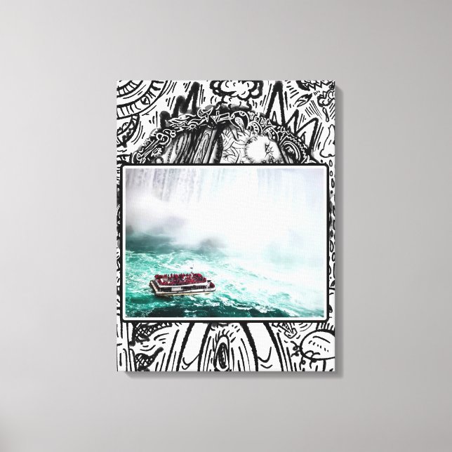 Impressão Em Tela Niagra cai do lado bom (Frente)