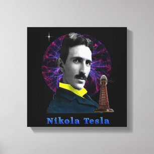 Impressão Em Tela Nicola Tesla