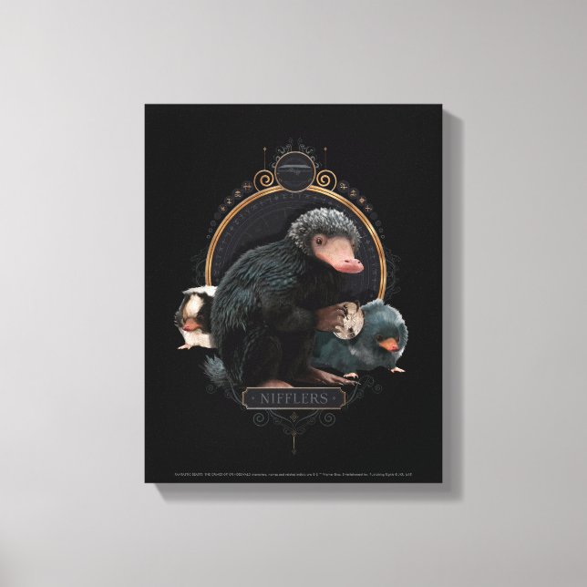 Impressão Em Tela NIFFLER™ s Art Nouveau Retrato (Frente)