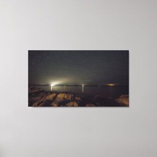 Impressão Em Tela Night Sky sobre Gouldsboro Bay, Maine