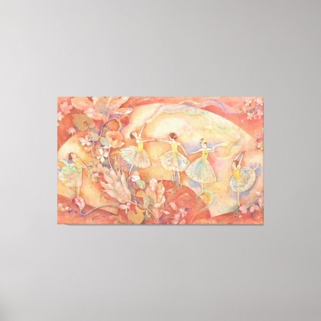 Impressão Em Tela Nijino-Odori: A Rainbow Dance (Frente)