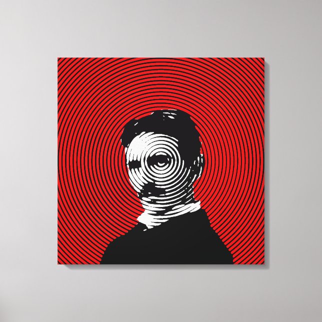 Impressão Em Tela Nikola Tesla (Frente)