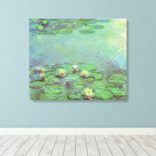 Impressão Em Tela Ninféias por Claude Monet, Impressionismo Vintage