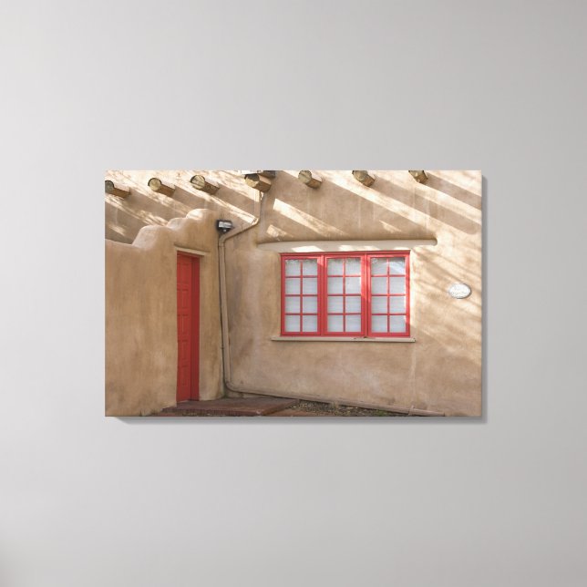 Impressão Em Tela NM, Novo México, Papais noeis Fe, Canyon Road, len (Frente)