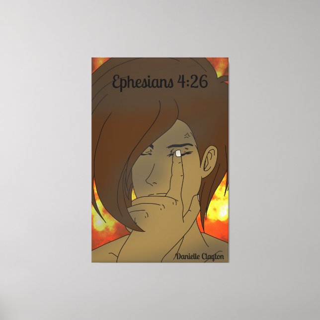 Impressão Em Tela No calor do momento (Frente)