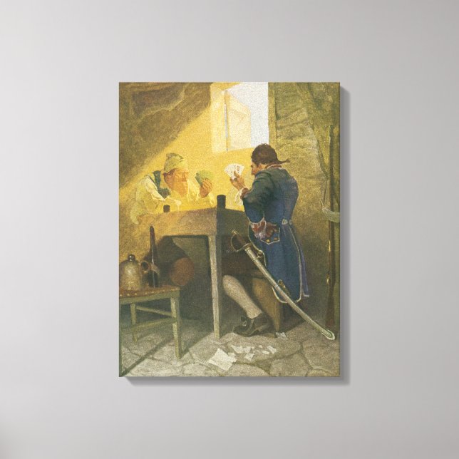 Impressão Em Tela No Cartões da Gaiola de Cluny pela NC Wyeth (Frente)