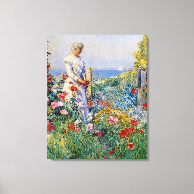 Impressão Em Tela No Jardim (Frente)