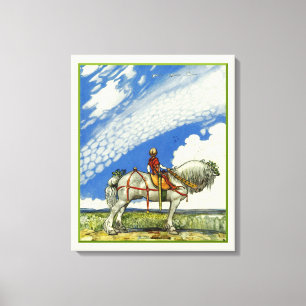 Impressão Em Tela No Mundo Alargado John Bauer