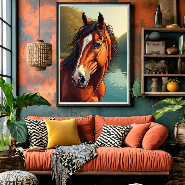 Impressão Em Tela Nobreza Equina (Criador carregado)