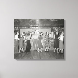 Impressão Em Tela Noite das meninas para fora, 1938