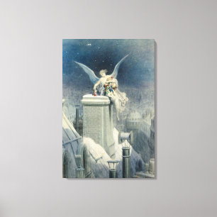 Impressão Em Tela Noite de Natal