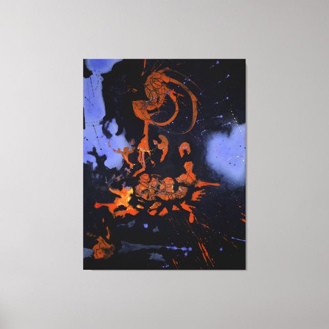 Impressão Em Tela NOITE ELÉTRICA - 1946 - Abstrato - (Frente)