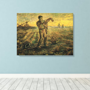 Impressão Em Tela Noite - Fim do Dia de Vincent van Gogh