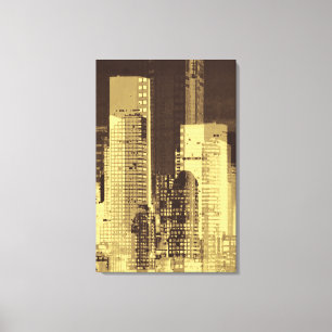 Impressão Em Tela Noite III