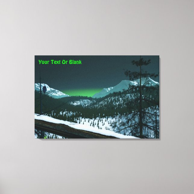 Impressão Em Tela Noite Silenciosa (Frente)