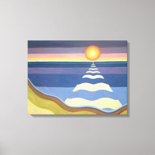 Impressão Em Tela Noite Sol 2003