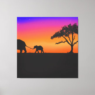 Impressão Em Tela Noites do Serengeti