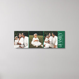 Impressão Em Tela Nome da Família com Letra Moderna Personalizada 3