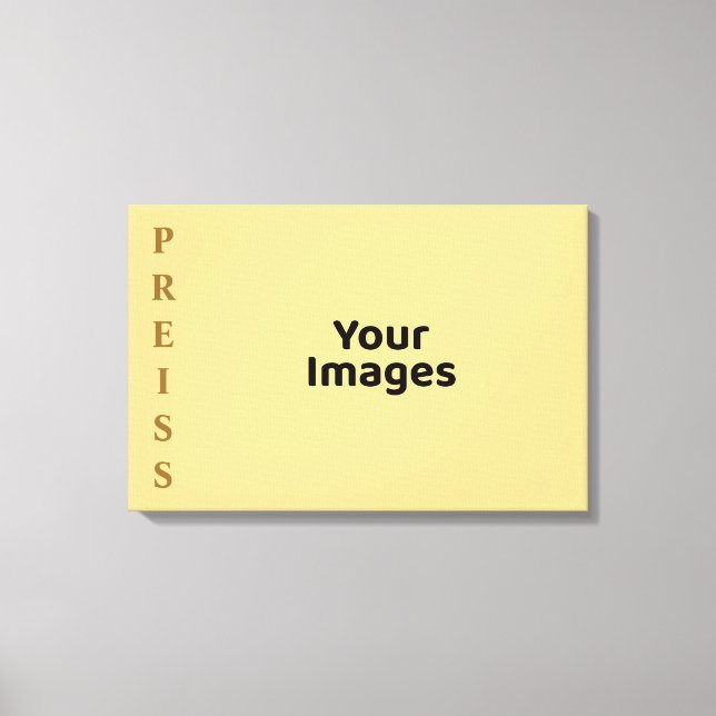 Impressão Em Tela Nome da Família de Champanhe Fotografia Exibição T (Frente)