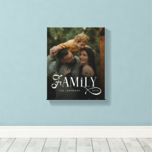 Nome de Foto Personalizado da Família com Letra Mo