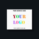 Impressão Em Tela Nome do logotipo Promocional do site Tela de impre<br><div class="desc">Nome de logotipo personalizado Site Promocional da Web Promoção personalizada do escritório da empresa Business ou Cores personalizáveis pessoais e Texto Moderno Tela de texto Impressão / Presente - Adicione seu logotipo - Imagem - Foto / Nome - Empresa / Site ou E-mail ou telefone - Informações de contato /...</div>