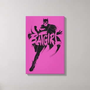 Impressão Em Tela Nome do Pincel de Tinta da Batgirl