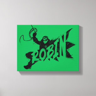 Impressão Em Tela Nome do Pincel de Tinta Robin