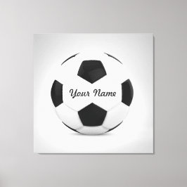 Impressão Em Tela Nome Personalizado da Bola de Futebol