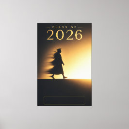 Impressão Em Tela Nome Personalizado da Turma de 2026 Arte em Tela