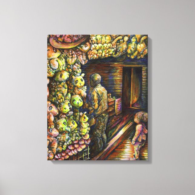 Impressão Em Tela Norte do Circo (Frente)