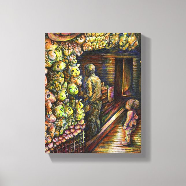 Impressão Em Tela Norte do Circo (Frente)