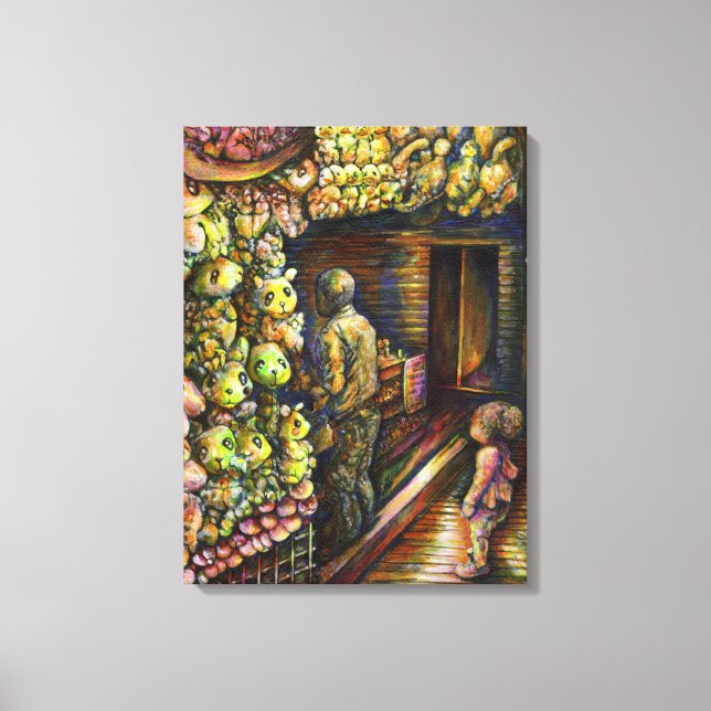 Impressão Em Tela Norte do Circo (Frente)