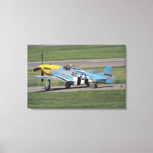Impressão Em Tela North American P-51 D Dazzling Donna no