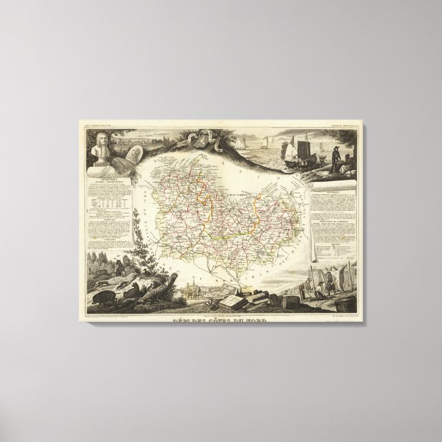 Impressão Em Tela North Odds (Frente)